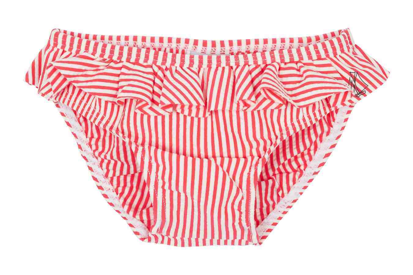 Petit Bateau Clothing / Swimwear 6M Baby Striped Ruffle Swim Bottoms