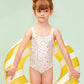 Petit Bateau Clothing / Swimwear Floral Eco-Friendly Swimsuit