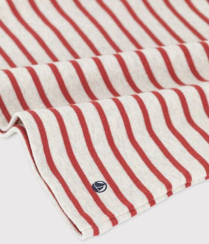 Petit Bateau Clothing / Tops 18M Baby Striped Short-Sleeved Tee, Rusty