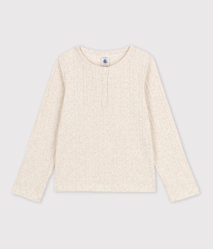 Petit Bateau Clothing / Tops 3Y Henley Long-Sleeve T-shirt