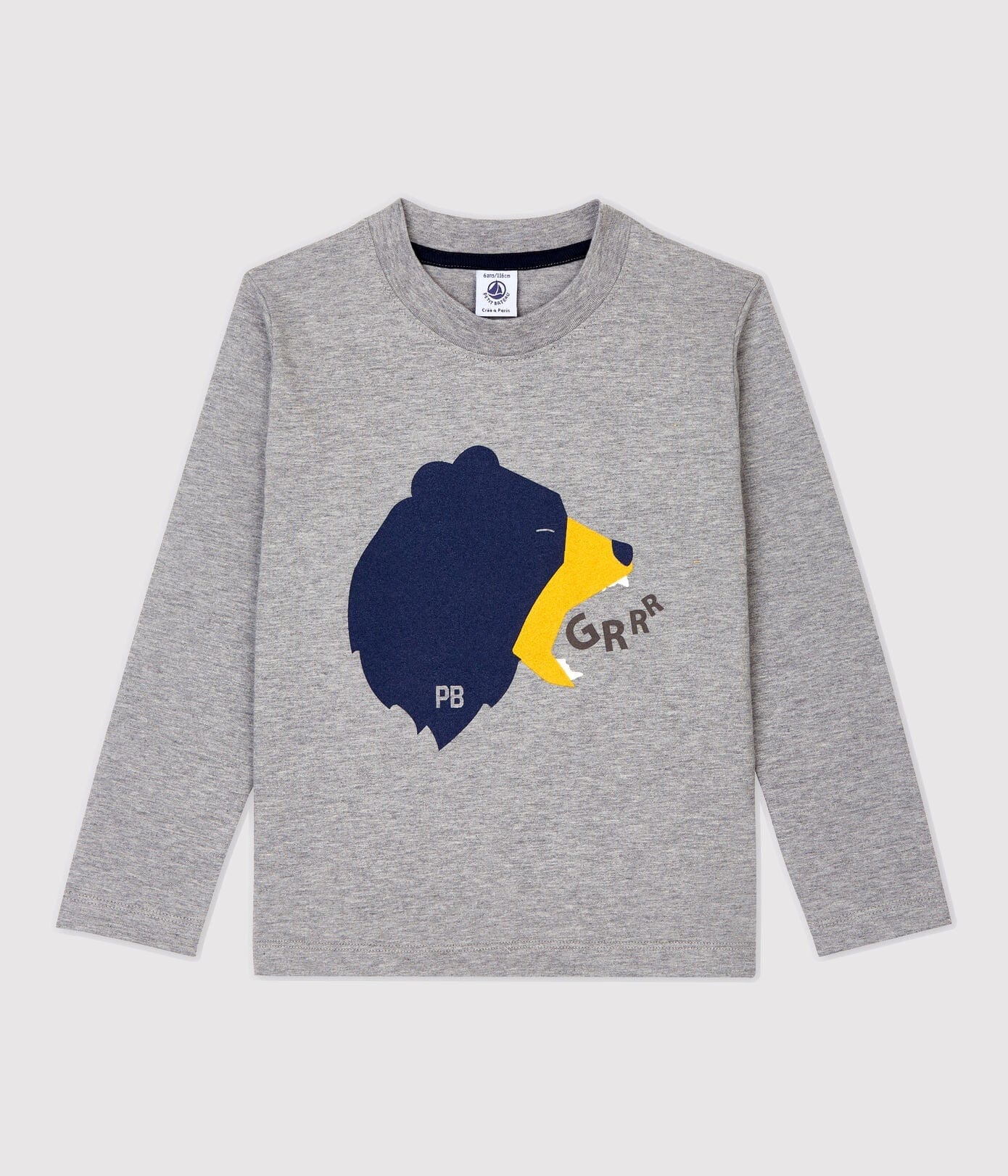 Petit Bateau Clothing / Tops 3Y Long-Sleeve Bear Print T-shirt