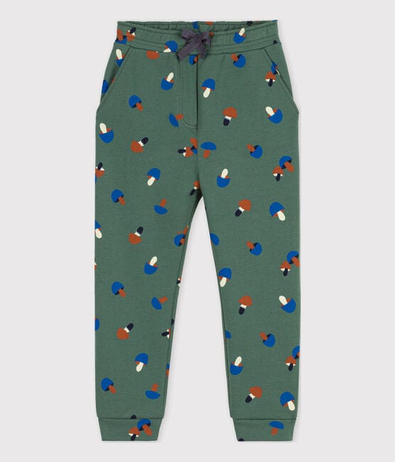 Petit Bateau Clothing / Tops 3Y Mushroom Printed Fleece Jogging Bottoms