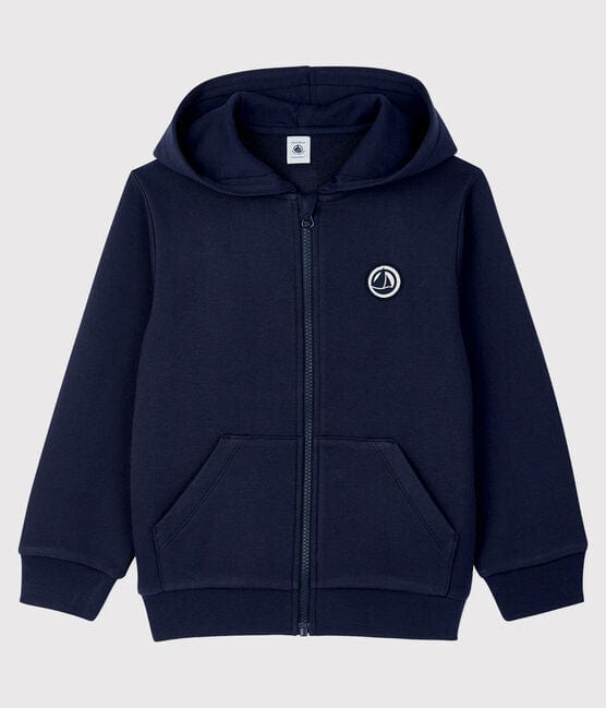 Petit Bateau Clothing / Tops 3Y Navy Hooded Sweatshirt