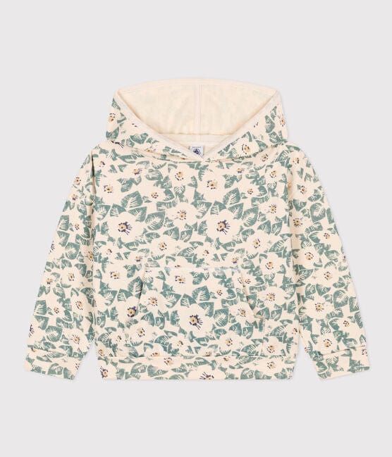 Petit Bateau Clothing / Tops 4Y Flowery Fleece Hoodie