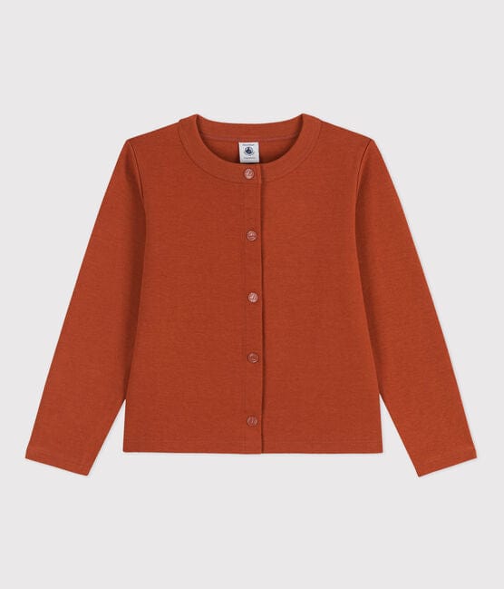 Petit Bateau Clothing / Tops 4Y Rusty Thick Jersey Cardigan