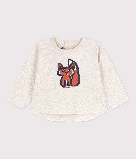 Petit Bateau Clothing / Tops 6M Baby Fox Long-Sleeved T-Shirt