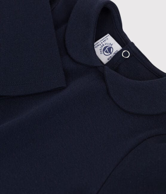 Petit Bateau Clothing / Tops Baby Navy Blouse - Navy Collard