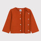 Petit Bateau Clothing / Tops Baby Rusty Thick Jersey Cardigan