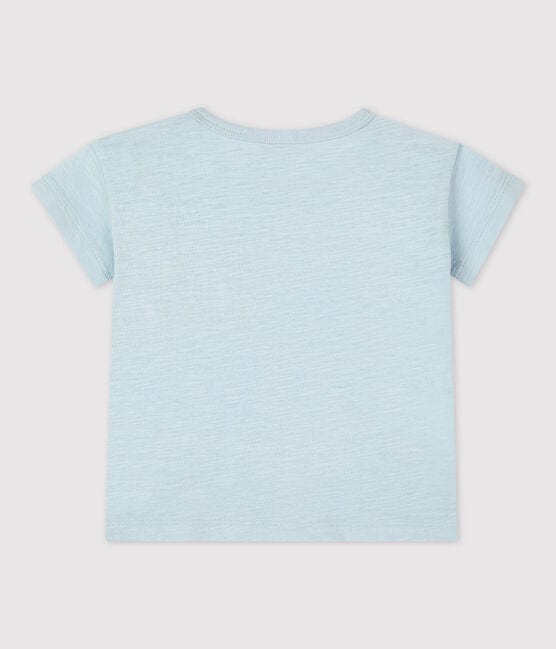 Petit Bateau Clothing / Tops Baby Short-Sleeved Blue Cotton T-Shirt