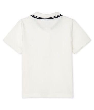 Petit Bateau Clothing / Tops Baby Short-Sleeved White Polo Shirt