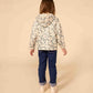 Petit Bateau Clothing / Tops Flowery Fleece Hoodie