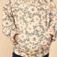 Petit Bateau Clothing / Tops Flowery Fleece Hoodie