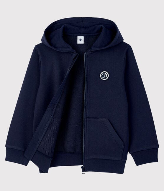 Petit Bateau Clothing / Tops Navy Hooded Sweatshirt