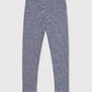 Petit Bateau Clothing / Tops Pinstriped Wool/Cotton Leggings- Blue