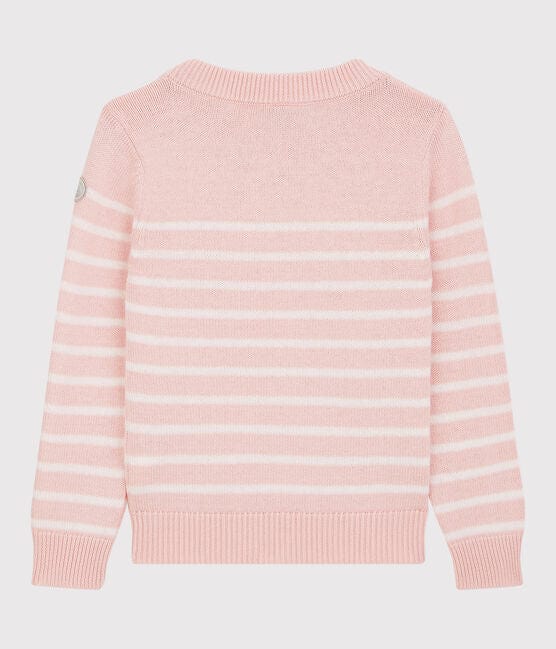 Petit Bateau Clothing / Tops Sailor-Style Pink Stripped Sweater