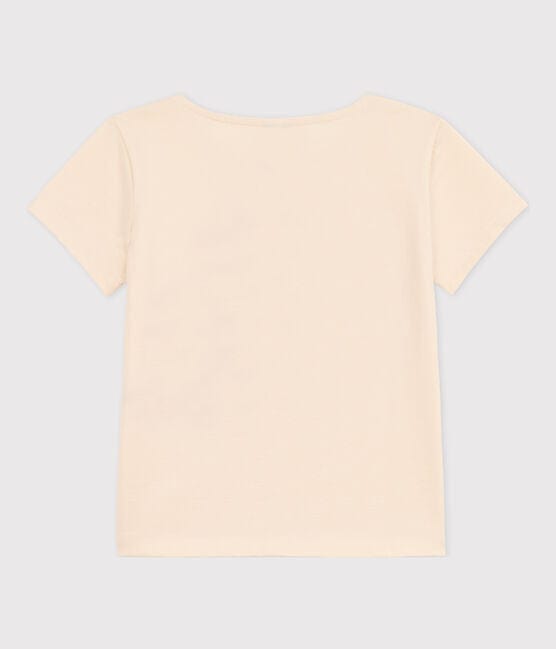Petit Bateau Clothing / Tops Short-Sleeved Flocked T-Shirt - Pink