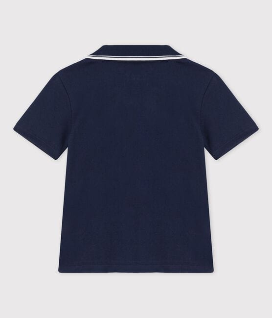 Petit Bateau Clothing / Tops Short-Sleeved Navy Polo Shirt