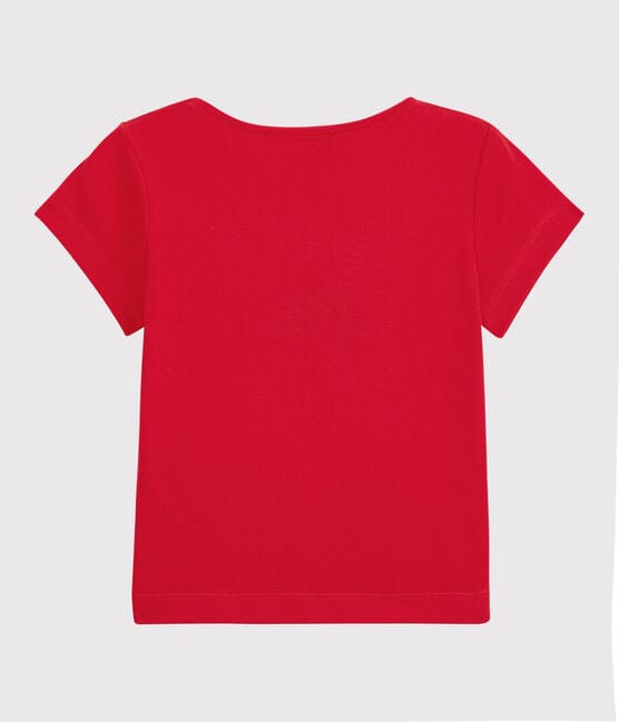 Petit Bateau Clothing / Tops Short-Sleeved Red Cotton T-Shirt