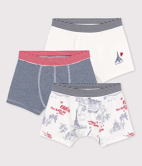 Petit Bateau Clothing / Underwear 2Y Paris Theme Boxer Shorts - 3 Pack