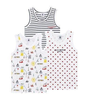 Petit Bateau Clothing / Underwear 2Y Paris Undershirt Top Trio