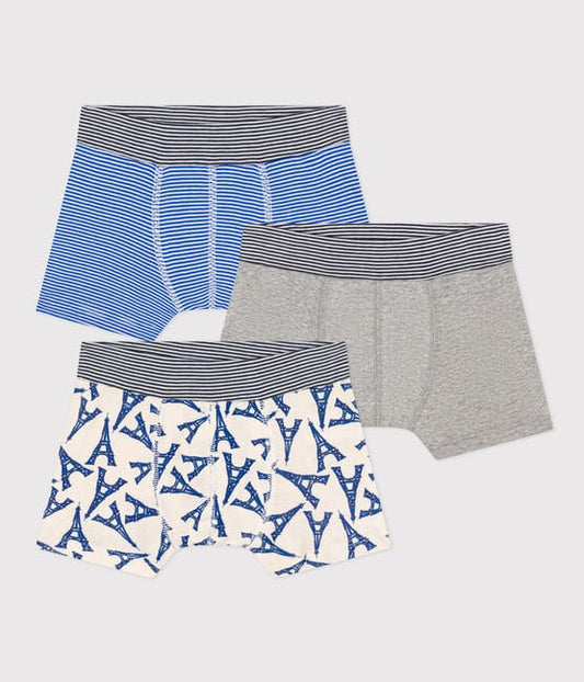 Petit Bateau Clothing / Underwear 3Y Paris Boxers - 3-pack