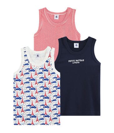 Petit Bateau Clothing / Underwear 3Y Paris Theme Undershirt - 3-Piece Set