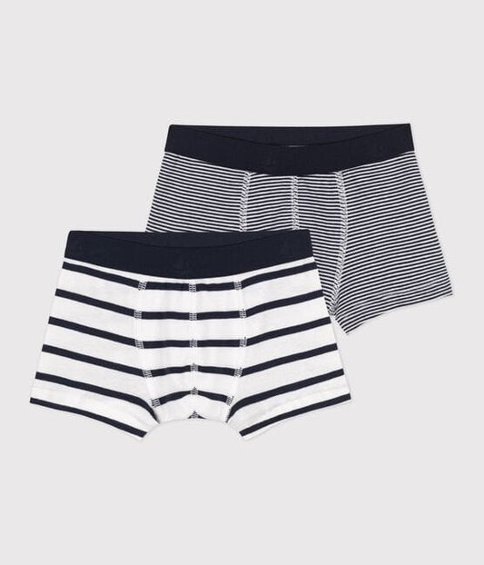 Petit Bateau Clothing / Underwear 3Y Striped Boxers -  2-pack