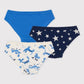 Petit Bateau Clothing / Underwear Briefs Underwear Animal Pattern- 3-Pack