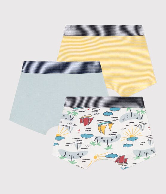 Petit Bateau Clothing / Underwear Explorer Boxer Shorts 3-Pack