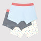 Petit Bateau Clothing / Underwear Letters and Stippes Boxer Shorts - 3-Piece Set