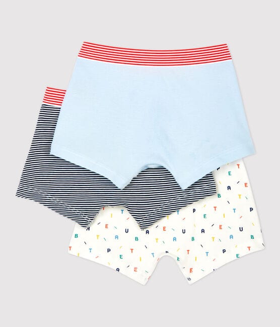 Petit Bateau Clothing / Underwear Letters and Stippes Boxer Shorts - 3-Piece Set