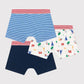 Petit Bateau Clothing / Underwear New Paris Boxers - 3-pack