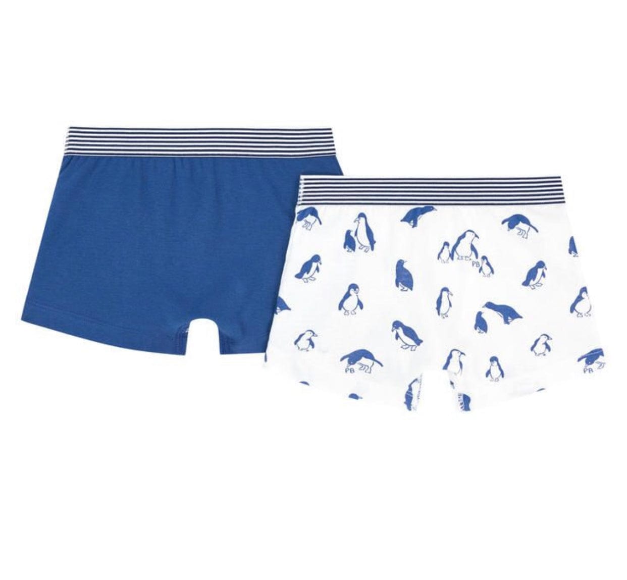 Petit Bateau Clothing / Underwear Pack of 2 Boxers Blue Penguin