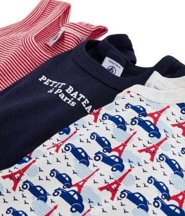 Petit Bateau Clothing / Underwear Paris Theme Undershirt - 3-Piece Set