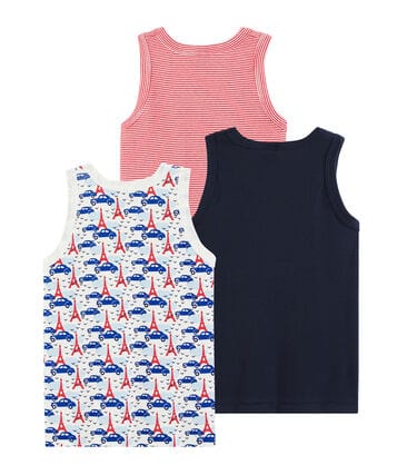 Petit Bateau Clothing / Underwear Paris Theme Undershirt - 3-Piece Set