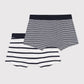 Petit Bateau Clothing / Underwear Striped Boxers -  2-pack