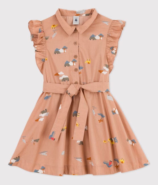 Petit Bateau Dresses + Skirts 3Y Sleeveless Printed Poplin Dress