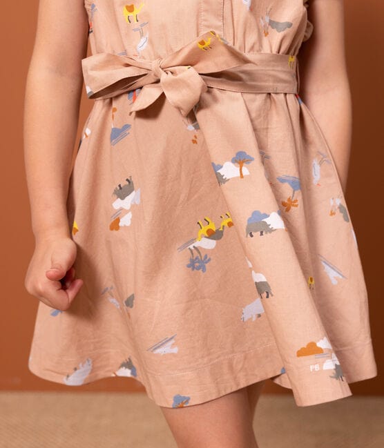 Petit Bateau Dresses + Skirts Sleeveless Printed Poplin Dress