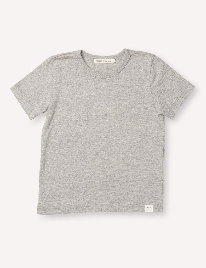 Petits Vilains Clothing / Tops 18-Dec / Heather Grey Sasha Classic Tee