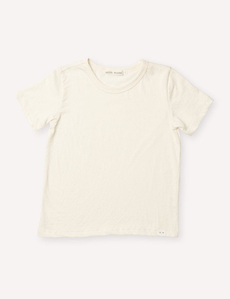 Petits Vilains Clothing / Tops 18-Dec / Natural Sasha Classic Tee