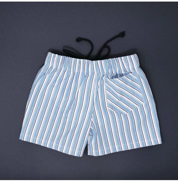 Piccolo Made in Italy Clothing / Swimwear Piccolo Swim Shorts, Ischia Blue Stripe