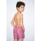 Piccolo Made in Italy Clothing / Swimwear Piccolo Swim Shorts, Sorrento Red Stripe