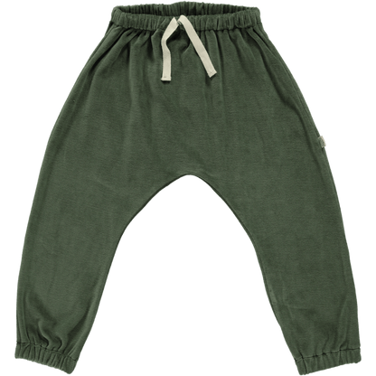 Poudre Organic Clothing / Bottoms 3Y Cannelle Velvet Pants - Forest Green