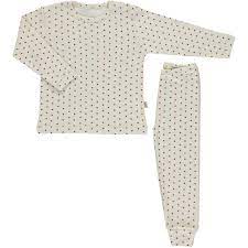 Poudre Organic Clothing / Dresses 3Y Arbousier Pyjamas Red Hearts