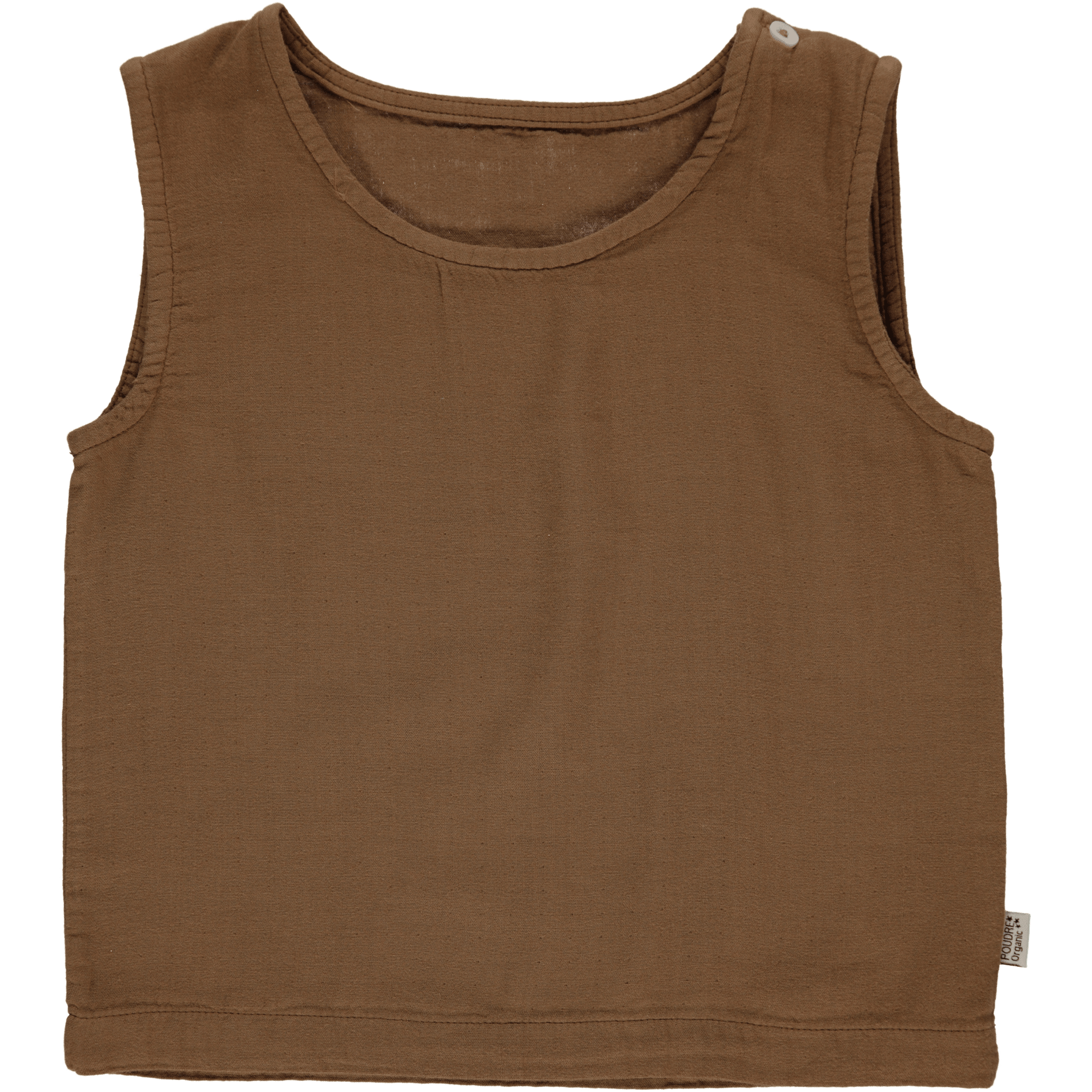 Poudre Organic Clothing / Onesies Brown / 3Y Ceylan Tank Top