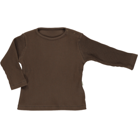 Poudre Organic Clothing / Tops 3M Olive Ribbed T-shirt - Carafe