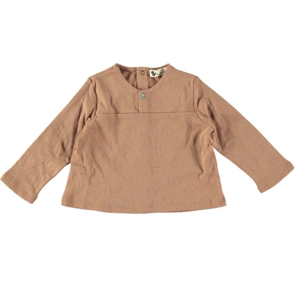 Risu Risu Clothing / Tops 3M Peintre Baby Shirt - Chestnut