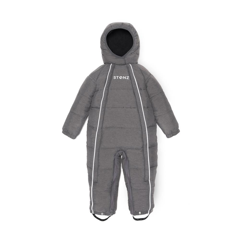 Stonz Clothing / Outerwear 0-6m Snowsuit - Puffer - Heather Grey