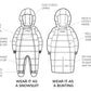 Stonz Clothing / Outerwear Snowsuit - Puffer - Heather Grey