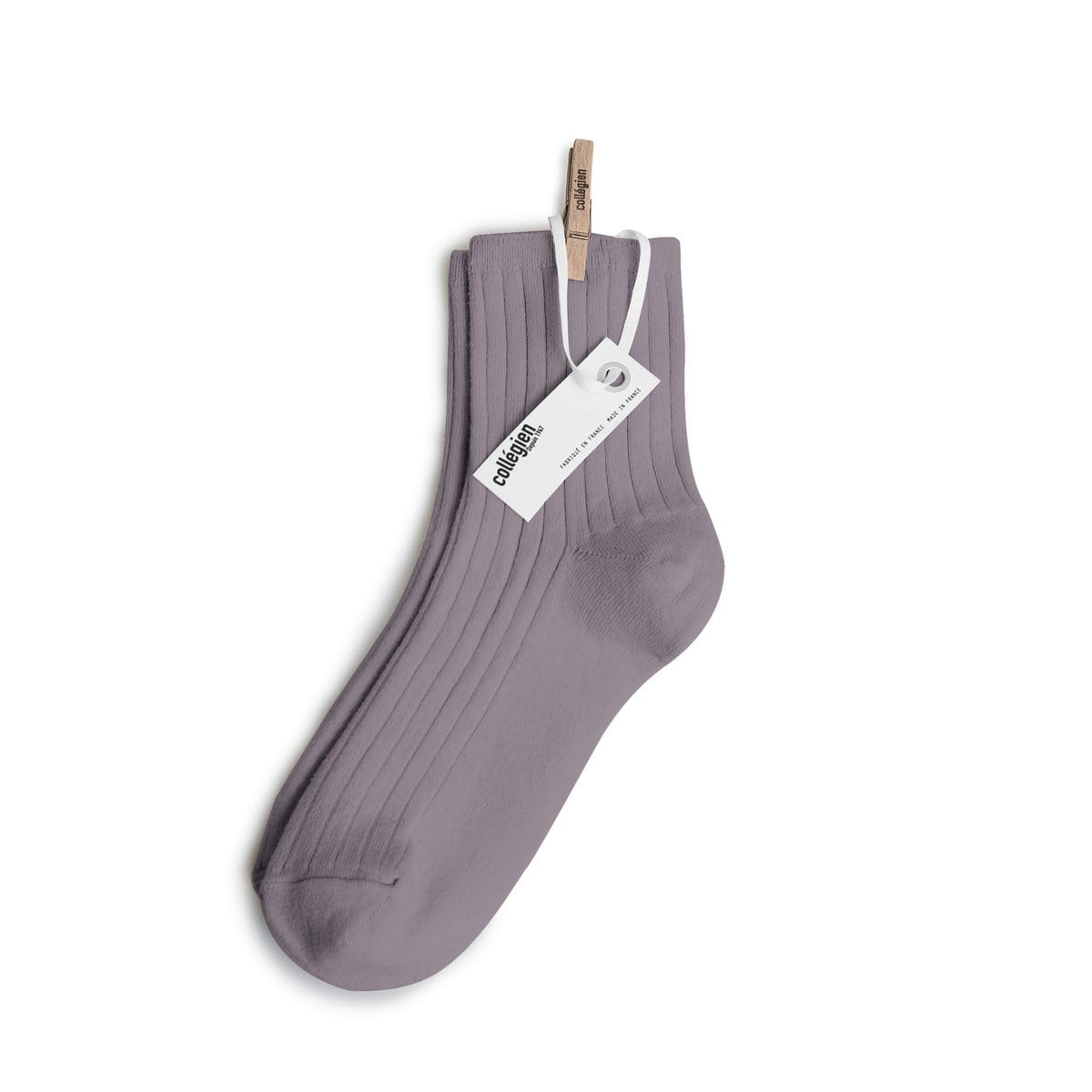 Collegien Socks La Mini Ribbed Ankle Socks - Japanese Wisteria
